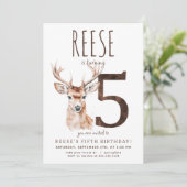 ディアフィフス誕生日招待状 招待状 (スタンド正面)