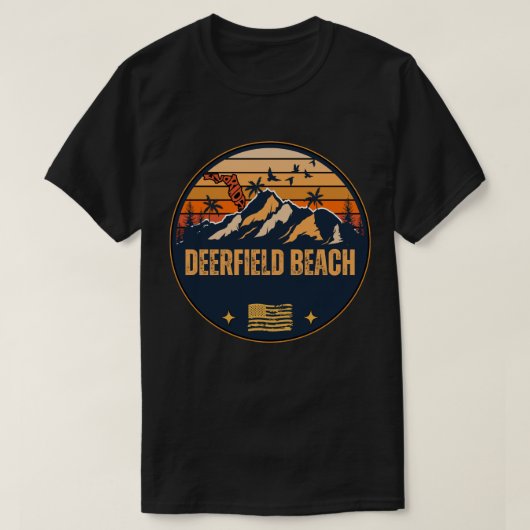 ディアフィールドビーチ, フロリダ州 Tシャツ (デザイン正面)