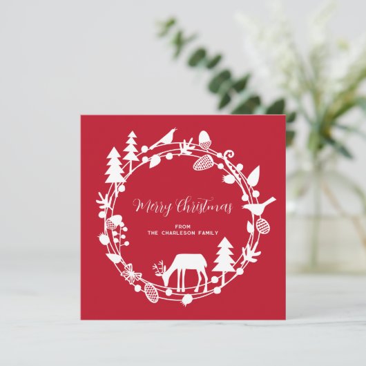 ディアフォレストリースクリスマス シーズンカード (スタンド正面)