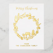 ディアフォレストリースホリ実在ーフォイル葉書 箔シーズンポストカード (正面)