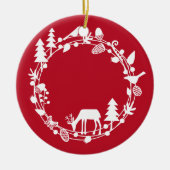 ディアフォレストリース セラミックオーナメント (正面)