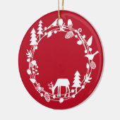 ディアフォレストリース セラミックオーナメント (左)