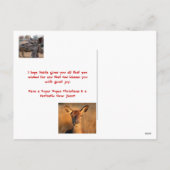 ディアフレンドハッピーホリデー シーズンポストカード (裏面)