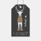 ディアブラックホリデイ |クリスマスギフトタグ ギフトタグ (正面)