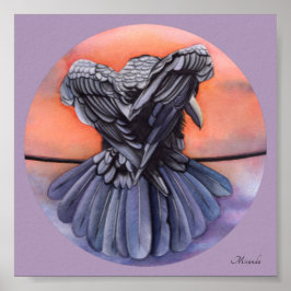 ディアブロザクロウブラックレイヴンアートプリントミランダ ポスター