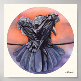 ディアブロザクロウブラックレイヴンアートプリントミランダ ポスター