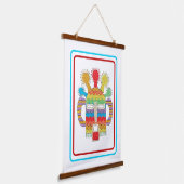 ディアブロフママスクタペストリー – 白い背景 吊り下げ型タペストリー (傾斜あり)