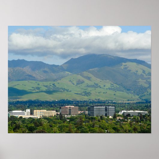 ディアブロ山とダウンタウンコンコード ポスター (正面)