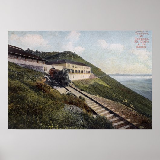 ディアブロ山のタマルパイスビューの居酒屋 ポスター (正面)