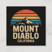 ディアブロ山 カリフォルニア エンクロージャーカード (正面)