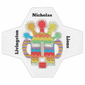 ディアブロ・フマのアートワークを使ったサッカーボール サッカーボール (フラット)