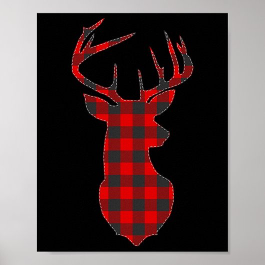 ディアプレイドレッドトナディアバッククリスマスクリスマス ポスター (正面)