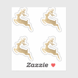 ディアヘッドスタッグバックホリデーズクリスマスエンベロープゴー シール