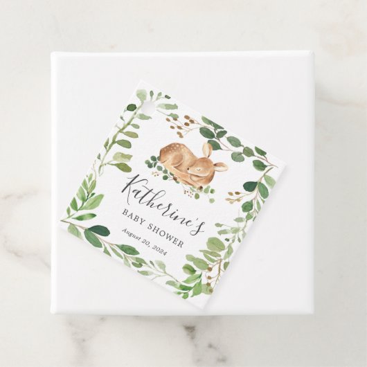 ディアベビーシャワーメッセージカード フェイバータグ (インサイチュ)