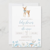 ディアベビーシャワー招待状男の赤ちゃん招待状 招待状 (正面)