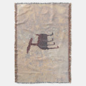 ディアペトログリフリンコナダキャニオンNM スローブランケット (正面縦)