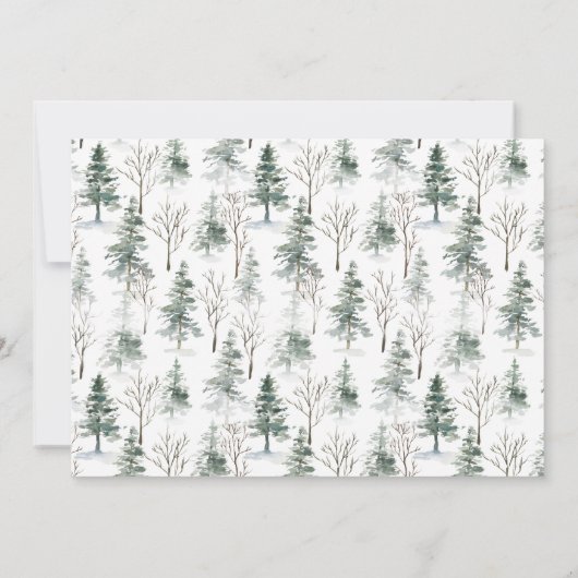 ディアポエレガントインセティアクリスマスホリデーパーティー 招待状 (裏面)