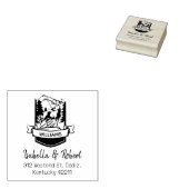 ディアマウンテンフォレスト差出人住所ファミリー ラバースタンプ (押印)