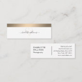 ディアマモダンントミニマルサロンヴィスティンカルテビジネス スキニー名刺 (正面/裏面)