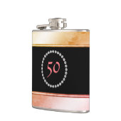 ディアマモノグラムのンテ50誕生日50パーティー フラスク (左)