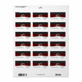 ディアマンダマスクレッド結婚ズ ラベル (フルシート)