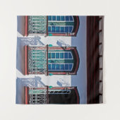 ディアマンティーナ、ミナスジェライス、Bのファサードのバルコニー タペストリー (正面(横))