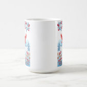 ディアミーツ(鳥)ショウジョウコウカンチョウセラミックマグカップ コーヒーマグカップ (中央)