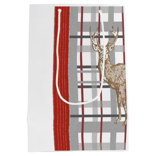 ディアメリークリスマス抱き枕 ミディアムペーパーバッグ (裏面)