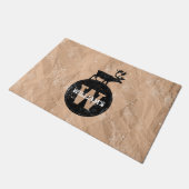 ディアモノグラム動揺してブ素朴ラントクラフト紙 ドアマット (アングル)