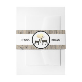 ディアラブウッドランド結婚ディアズカスタム 招待状ベリーバンド