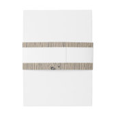 ディアラブウッドランド結婚ディアズカスタム 招待状ベリーバンド (裏面例)