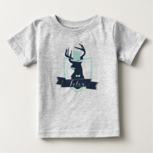 ディアリトルマン、カスタムベビー、サッカーのボディスーツ ベビーTシャツ