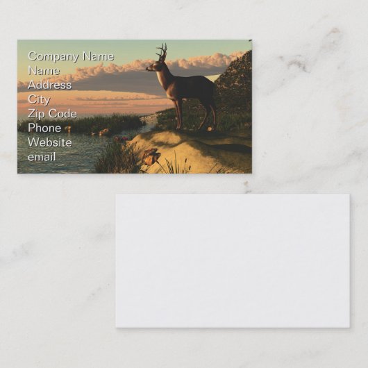 ディアレイクビジネスカード 名刺 (正面/裏面)