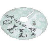 ディアレッズホリデーツリーすてきスカート ブラッシュドポリエステルツリースカート (アングル)