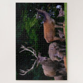 ディアワイルドバック自然ヘルドアントラーディアー ジグソーパズル (縦)