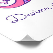 ディアンナのイニシャルDの落書きアート名前の意味 ポスター (角)