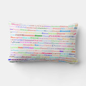 ディアン文字デザインIIランバーピロー ランバークッション (裏面)