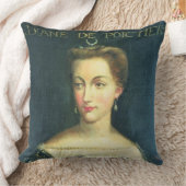 ディアーヌdeポアティエ(キャンバスの油) クッション (ブランケット)