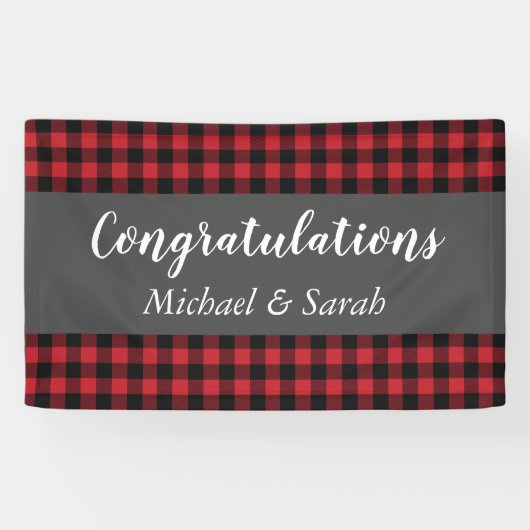 ディアー狩りロッジベビーシャワー〔雄ジカの〕枝角 横断幕 (横)