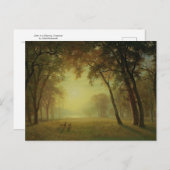 ディアー・イン・ア・クリアリング、ヨセミテby Albert Bierstadt ポストカード (正面/裏面)