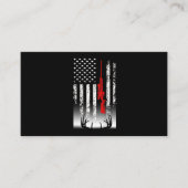 ディア狩りアメリカ国旗狩り 名刺 (正面)
