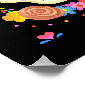 『ディア・デ・ロス・ムエルトス』 スカル アート プリント (角)