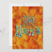 ディア・デ・ロス・ムエルトス, スugar Skulls 招待状 (裏面)