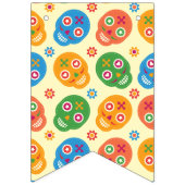 ディア·デ·ロス·ムエルトス。死の日。砂糖スカル。 バンティングフラッグ (第2の旗)