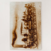 ディウィット・クリントン レプリカ 蒸気機関車 1831年 ジグソーパズル (縦)