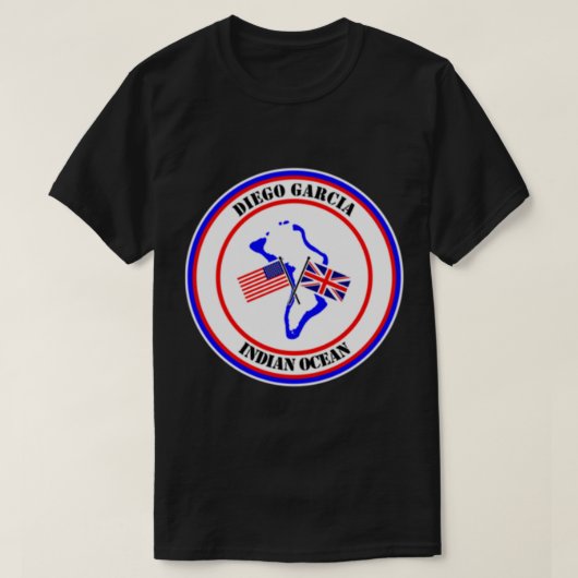 ディエゴガルシアインディアン海 Tシャツ (デザイン正面)