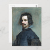 ディエゴベラスケスポートレートオブアマン ポストカード (正面/裏面)