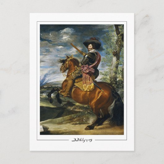 ディエゴベラスケス#52 -ファインアートポストカード ポストカード (正面)