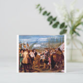 ディエゴ・ベラスケスによるブレダの降伏 ポストカード (スタンド正面)