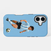 ディエゴ・マラドーナ - アルゼンチン iPhone 16ケース (裏面横)